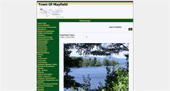 Desktop Screenshot of mayfieldny.org